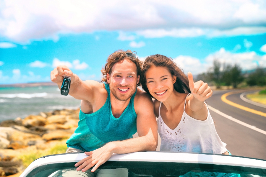 Couple on a Road Trip